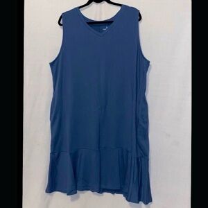 Crinkle Jersey Tank Dress